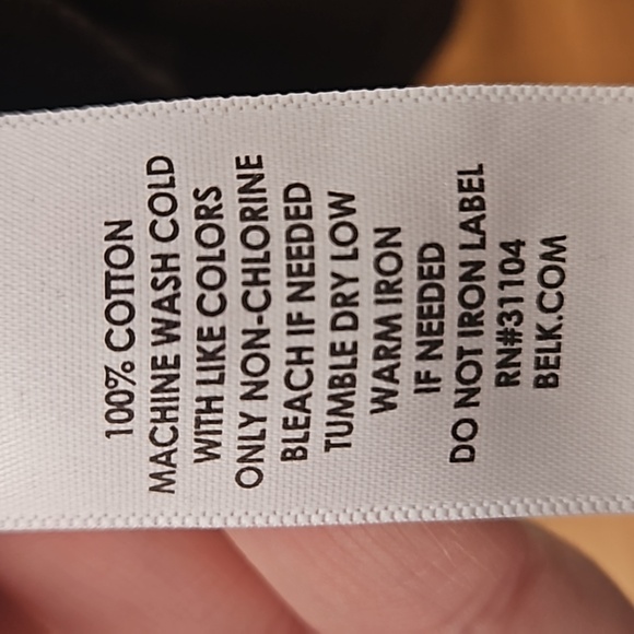 Chocolate square neck 100% Cotton T by Kim Rogers - Picture 4 of 5